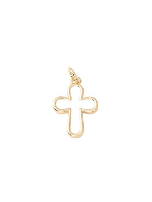 white cross charm