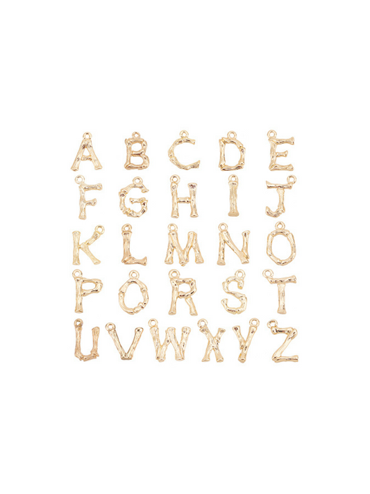 * Gold Bamboo Letters - Wholesale Alphabet