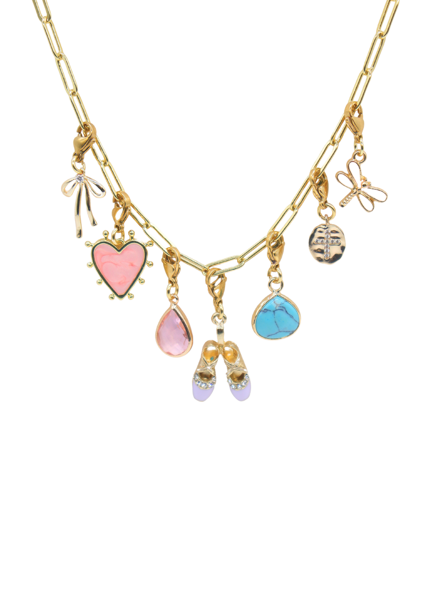 Gold Interchangeable Charm Clasp| Pack of Five