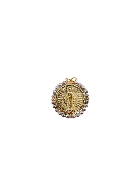 Gold and Silver Christian Charm