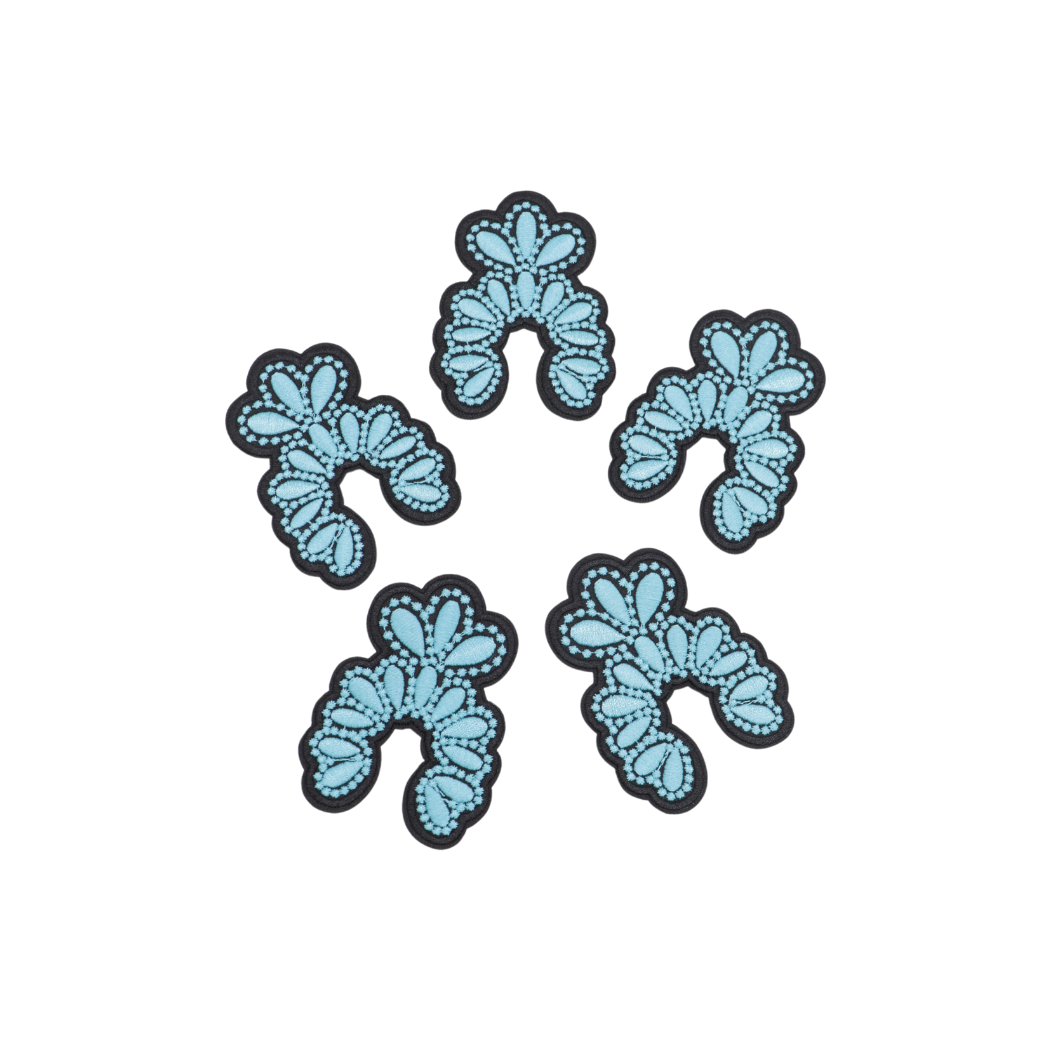 Front view of the Western Turquoise Pendant Patch
