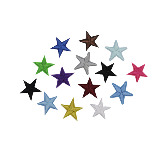 Front View Colorful Star patches